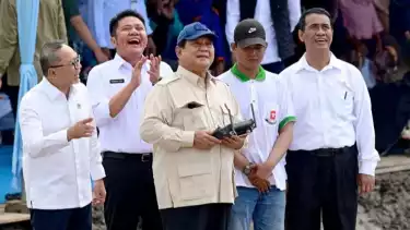 Indonesia Siap Jadi Lumbung Pangan Dunia, Prabowo Tebar Benih Pakai Drone Canggih