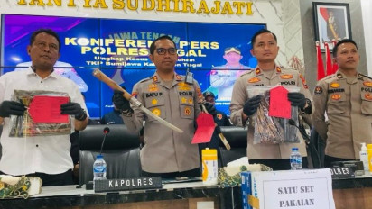 Polisi Ungkap Kasus Pembunuhan Wanita dengan Leher Nyaris Putus di Tegal