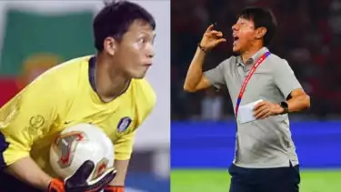 Legenda kiper Korea Selatan, Lee Woon-jae & Mantan pelatih Timnas Indonesia, Shin Tae-yong