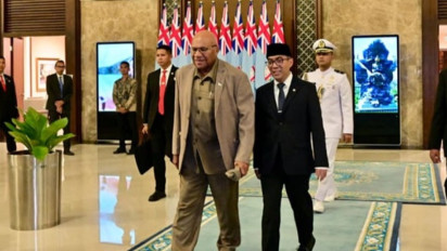 PM Fiji Tiba di Jakarta, Rabuka Siap Bertemu Prabowo Bahas Kerja Sama Strategis Kawasan