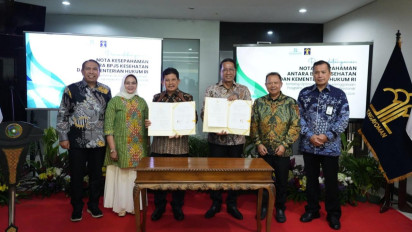 BPJS Kesehatan Gandeng Kemenkum RI Perkuat JKN Lewat Layanan Hukum dan Kekayaaan Intelektual