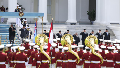 Wamenkomdigi Angga Prabowo Dampingi Presiden Terima PM Republik Fiji