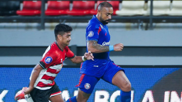 Hasil Liga 1: Madura United Sukses Curi Poin Penuh di Kandang Arema FC