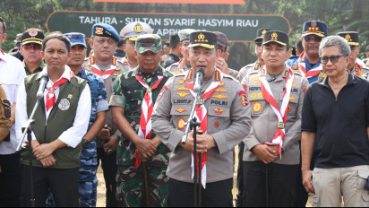 Buka Jambore Karhutla Riau, Kapolri Jenderal Listyo Ingatkan Pentingnya Antisipasi Ancaman Karhutla