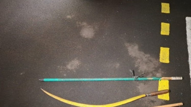 Dua Remaja Bawa Celurit Diduga Hendak Tawuran di Jakarta Pusat Ditangkap Polisi