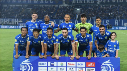 Dimas Drajad dan Febri Hariyadi Comeback, Ini Daftar Susunan Pemain Persib Bandung Vs PSS Sleman