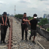 KAI Divre I Sumut Tangkap Pencuri Kabel Sinyal dan Telekomunikasi di Petak Jalan Stasiun Medan - Pulu Brayan
