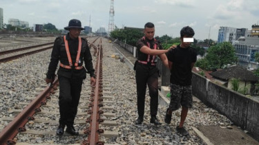 Kabel Sinyal dan Telekomunikasi Dicuri di Jalan Stasiun Medan, KAI Divre I Sumut Berhasil Tangkap Pelakunya