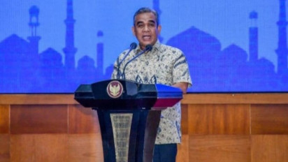Ketua MPR RI Ahmad Muzani Saat Hadiri IKBT-BA Halal Bihalal Warga Tegal: Bayangkan Jakarta Tanpa Warteg