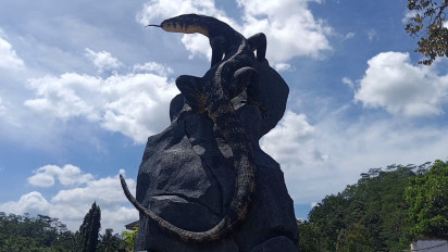 Patung Biawak di Wonosobo Kini Diakui Secara Resmi, Jadi Ikon Baru Kebanggaan Daerah