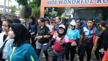 Hadirkan Undian Rejeki wondr BNI di Gelaran GIOI Wondrful Run, 500 Pelari Turut Ramaikan CFD Minggu Pagi