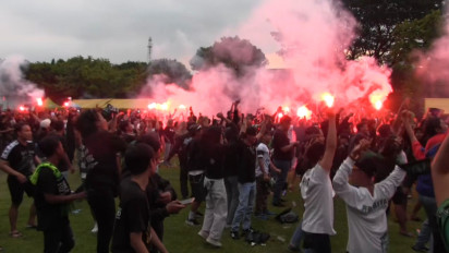 Kodam V Brawijaya Fasilitasi Ribuan Bonek Nobar Derby Klasik Persebaya Vs Arema