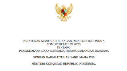 Sri Mulyani Teken PMK Dana Patungan Bencana, Pemda Wajib Urun Modal yang Dikelola BPDLH