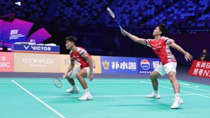 Fikri/Daniel Ungkap Sempat Kesulitan Usai Dramatis Kalahkan Ganda Putra India di Piala Sudirman 2025