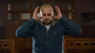 Ilustrasi takbiratul ihram saat shalat