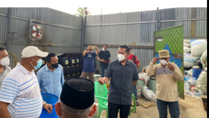 Diduga Jadi Tempat Penampung Bahan Berbahaya Sianida, Gudang Penimbun Besi Tua Digeledah