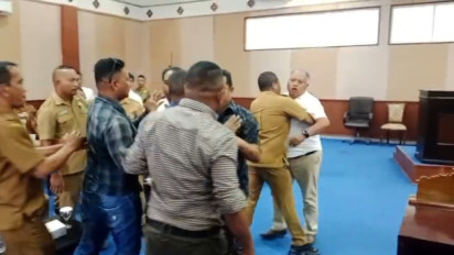Rapat di DPRD, Kepala BTNK Nyaris Adu Jotos dengan Anggota LSM