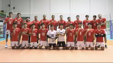 Tim Voli Putra Jakarta Garuda siap tampil di 2025 4th Taichung Win+ Streak Volleyball Invitational Tournament