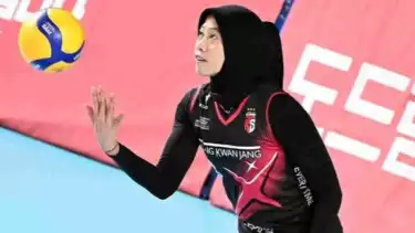 Megawati Hangestri saat masih membela Red Sparks.