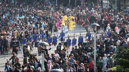 Mengintip Perayaan Keberagaman Budaya Nusantara di Car Free Day Jakarta