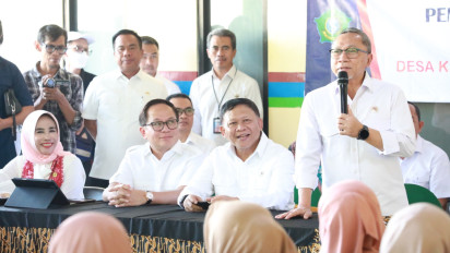 Wabup Sidoarjo Dampingi Menko Pangan Zulkifli Hasan Tinjau Musdesus dan Kunker ke Koperasi Merah Putih