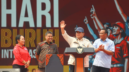 Di Depan Buruh, Prabowo Janji Hapus Sistem Outsourcing: tapi Kita Harus Realistis Jaga Investor
