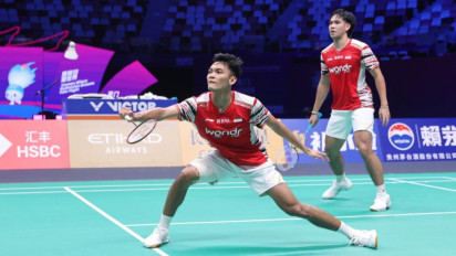 Fikri/Daniel Segel Indonesia Jadi Juara Grup D Piala Sudirman 2025