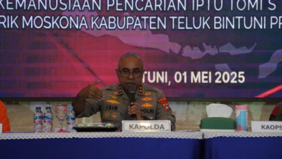 Kapolda Papua Barat Irjen Johnny Minta Maaf Usai Operasi SAR Pencairan Iptu Tomi Samuel Marbun Resmi Ditutup