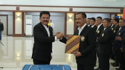 Hadi Tjahjanto Lantik Kepengurusan PB Lemkari