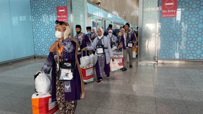Alhamdulillah, Jamaaah Haji Kloter Pertama Tiba di Madinah