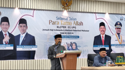 Lepas Kloter 1 Embarkasi Makassar, Gubernur Sulsel Berharap Ada Terobosan Urai Waiting List Haji