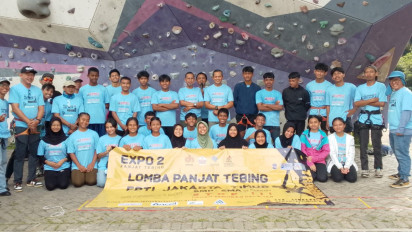 FPTI Jakarta  Timur Kampanyekan Stop Tawuran Pelajar Melalui Expo II Panjat Tebing