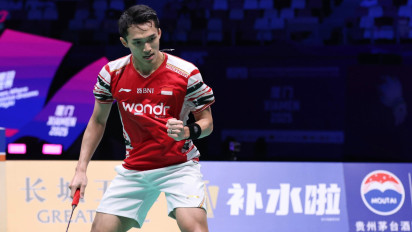 Geprek Kunlavut Vitidsarn, Jonatan Christie Bawa Indonesia Unggul 2-1 Thailand di Perempat Final Piala Sudirman 2025