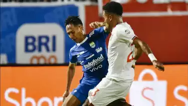 Beckham Putra saat Persib Bandung hadapi Malut United