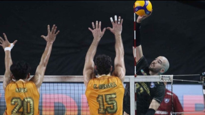 Hasil Final Four Proliga 2025: Jakarta Bhayangkara Presisi Menggila! Hancurkan Palembang BSB, Farhan Halim Cs ke Grand Final