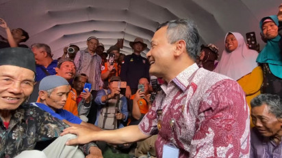 Gubernur Jateng Minta Hunian Tetap bagi Warga Korban Bencana Tanah Bergerak di Brebes Segera Dibangun