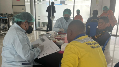 213 TKBM dapat Pemeriksaan Kesehatan Gratis saat Momen Hari Buruh 2025