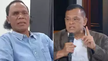 Ketua umum GRIB Jaya, Hercules Rosario Marshal dan Eks Panglima TNI, Gatot Nurmantyo.