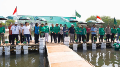 Bareng Wamen Diaz Hendropriyono, WBI Gelar Aksi Tanam 15.000 Mangrove di Kawasan PIK, Agung Sedayu Siapkan Dukungan Rp39,6 Triliun