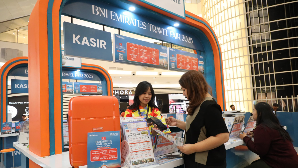 BNI-Emirates Travel Fair 2025 Hadirkan Beragam Penawaran Menarik; Tiket Pp Jakarta - Milan Mulai Rp7,1 Juta
            - galeri foto