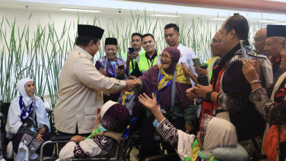 Jamaah Haji Sampaikan Terima Kasih ke Prabowo Biaya Haji Turun