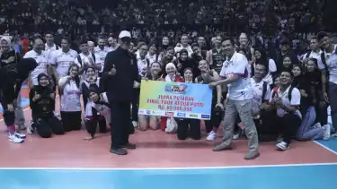 Jakarta Popsivo Polwan juara putaran kedua final four Proliga 2025.