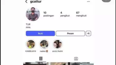 fakta mengejutkan yang melibatkan salah satu akun dengan nama @gcattur