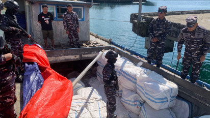 TNI AL Gagalkan Penyelundupan 280 Ballpers Ilegal di Kabupaten Buol