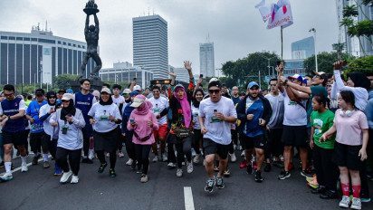 Peringati HPN Lewat Fun Run, Sandiaga Uno: Pentingnya Kesehatan untuk Menciptakan Masyarakat Produktif