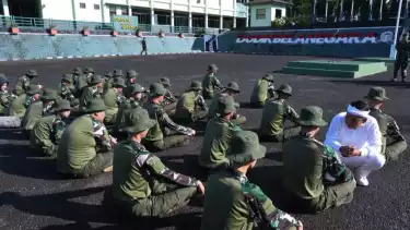 Pendidikan karakter di barak TNI