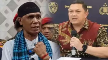 Kolase foto Hercules dan Brigjen Hengki Haryadi.