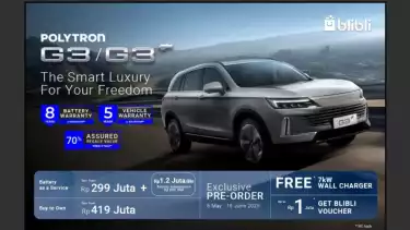 Polytron Resmi Luncurkan Polytron G3 & G3+ di Indonesia, Hadirkan Inovasi Battery-as-a-Service untuk Perluas Aksesibilitas Kepemilikan Kendaraan Listrik di Indonesia