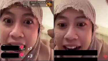 Live Megawati Hangestri di Tiktok Pribadinya