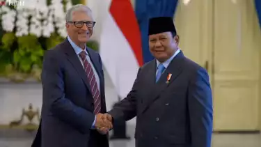 Presiden Prabowo Subianto dan Bill Gates